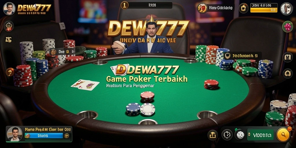 Screenshot gameplay DEWA777 menampilkan keseruan permainan Poker.