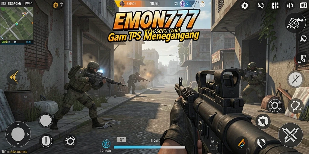 Gameplay seru EMON777 dengan pertempuran intens.