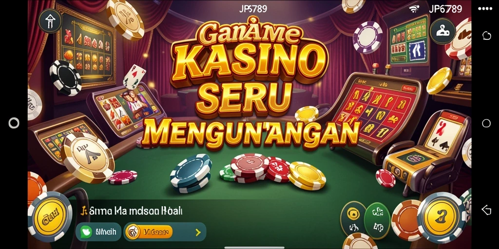 Tampilan gameplay seru di JP6789 dengan berbagai pilihan permainan Kasino.