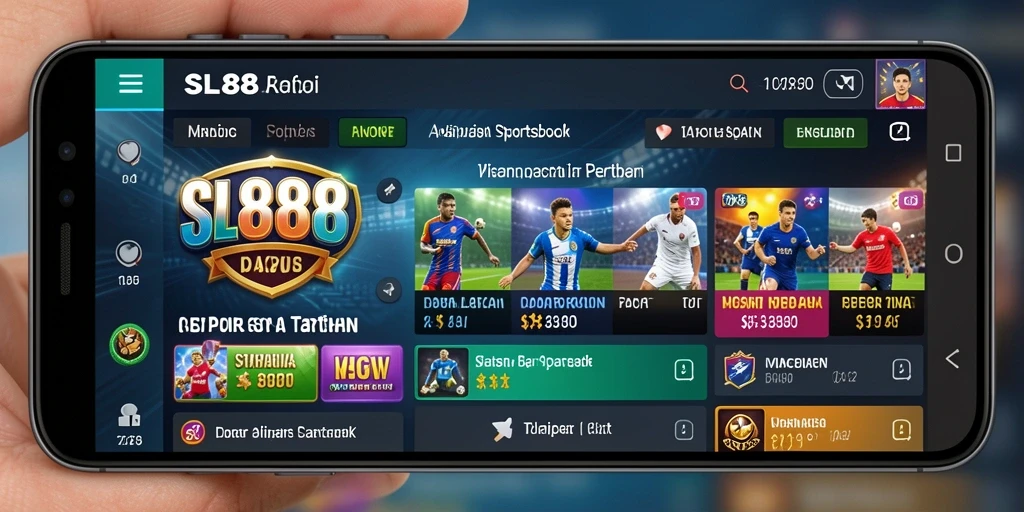 Screenshot utama SL888 menampilkan pengalaman taruhan yang seru dan menarik.