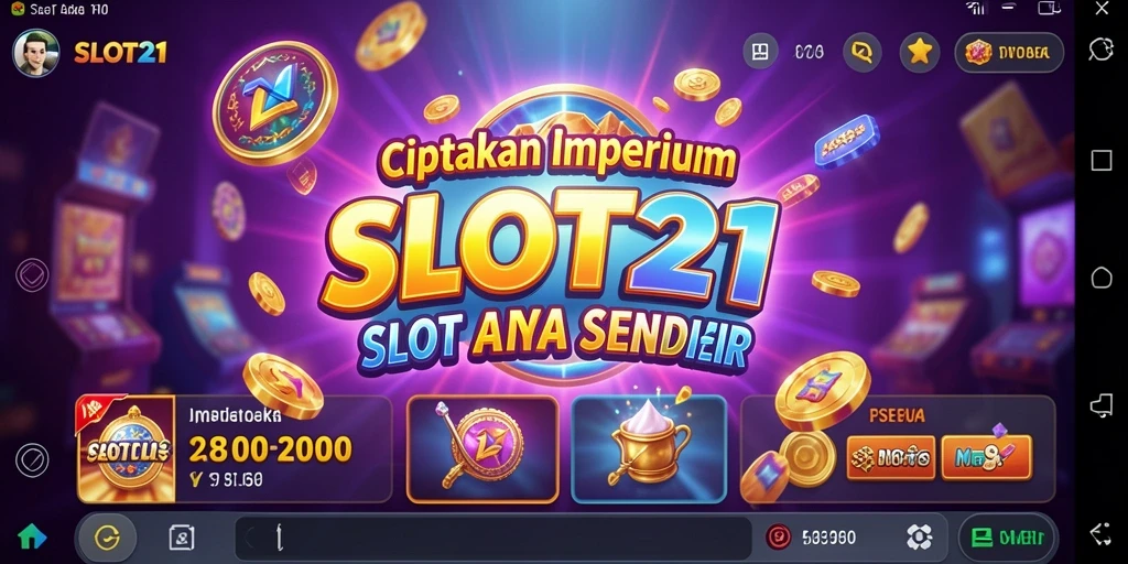 Tampilan gameplay <strong>SLOT21</strong> dengan fitur kasino yang menawan.