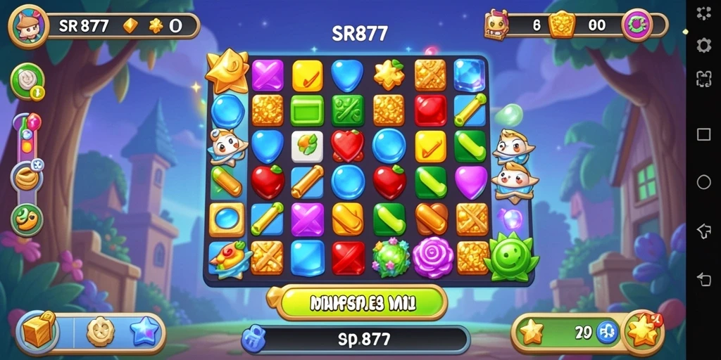 Tampilan gameplay menarik dari SR877 yang memukau.