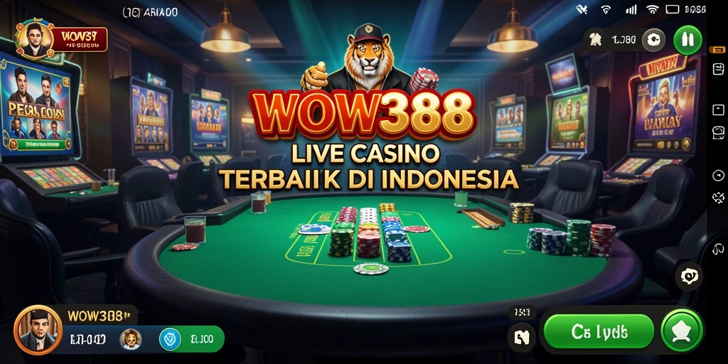 Gameplay Live Casino yang mendebarkan di WOW388 dengan dealer profesional.